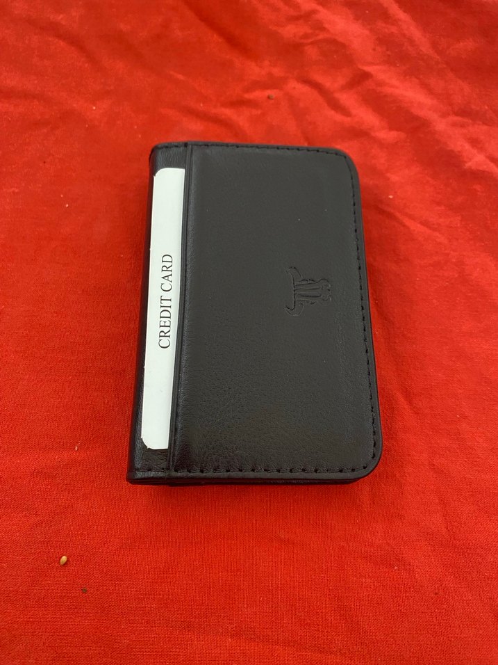 Hakiki deri kartlık siyah - Görsel 4