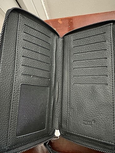 Mont blance erkek hakiki deri el cüzdan - Görsel 6