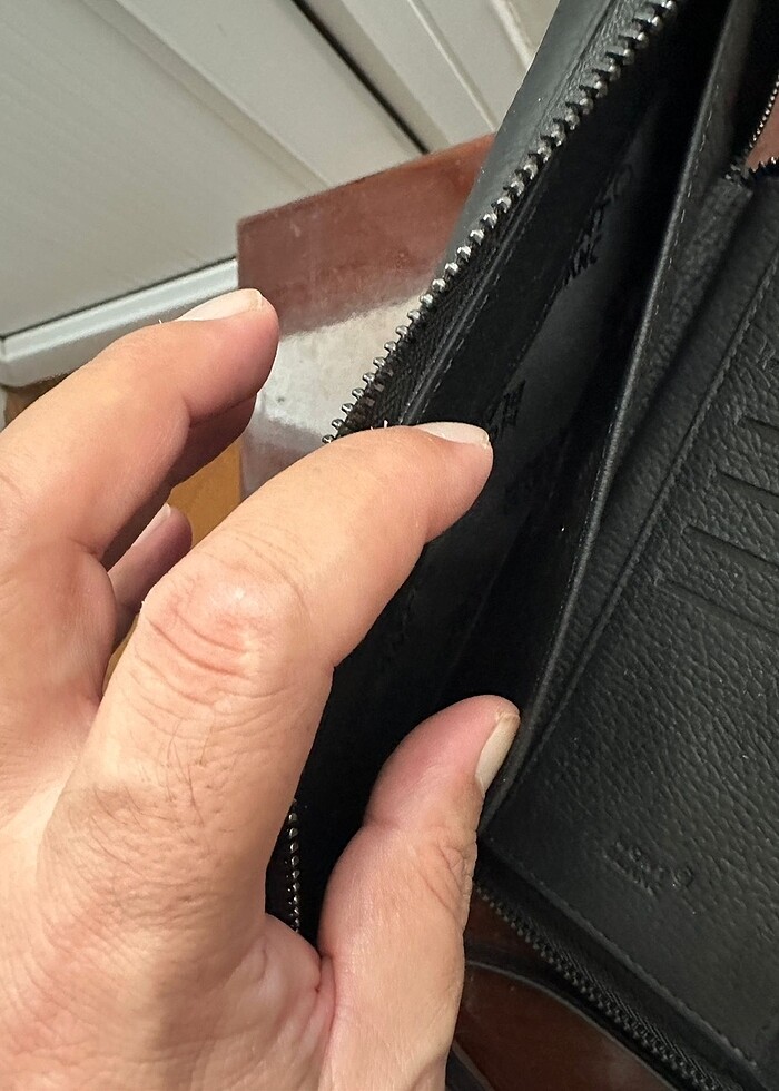 Mont blance erkek hakiki deri el cüzdan - Görsel 5