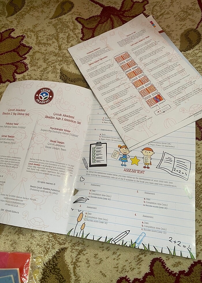 Dikkat seti ve çırt çırt kitap - Görsel 2