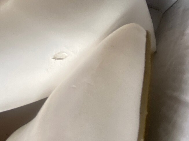 Beyaz topuklu ayakkabı - Görsel 6