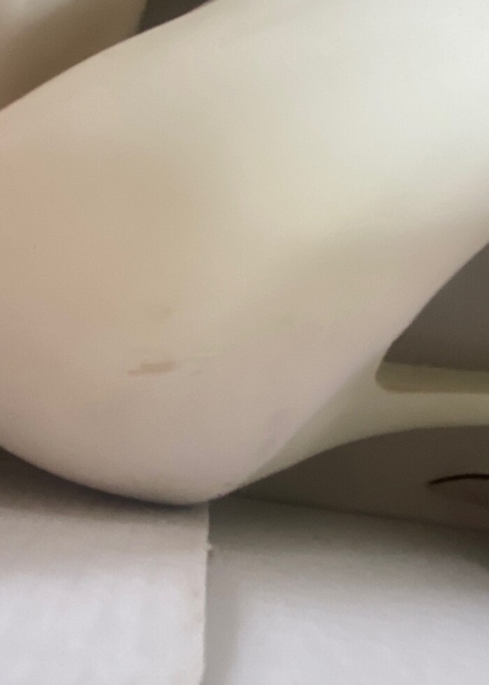 Beyaz topuklu ayakkabı - Görsel 5