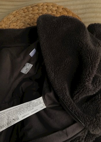 Gri Bebek Boy Kışlık Peluş Tulum #Zara - Görsel 6