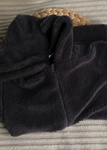 Gri Bebek Boy Kışlık Peluş Tulum #Zara - Görsel 3