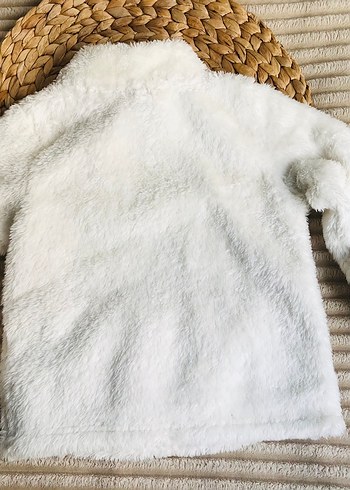 Beyaz Peluş Kapamalı Sweatshirt #Gap - Görsel 4