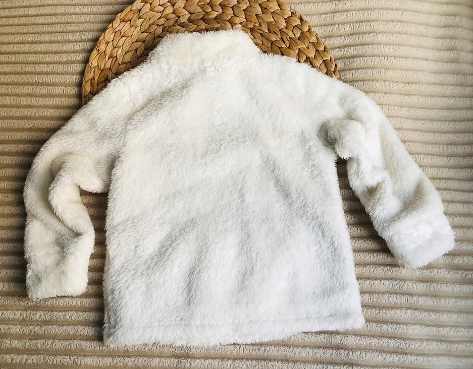 Beyaz Peluş Kapamalı Sweatshirt #Gap - Görsel 4