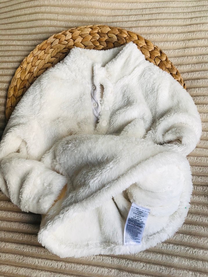 Beyaz Peluş Kapamalı Sweatshirt #Gap - Görsel 5