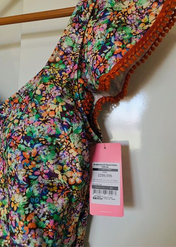 Çiçek Desenli Mini Bohem Mayo - Görsel 7