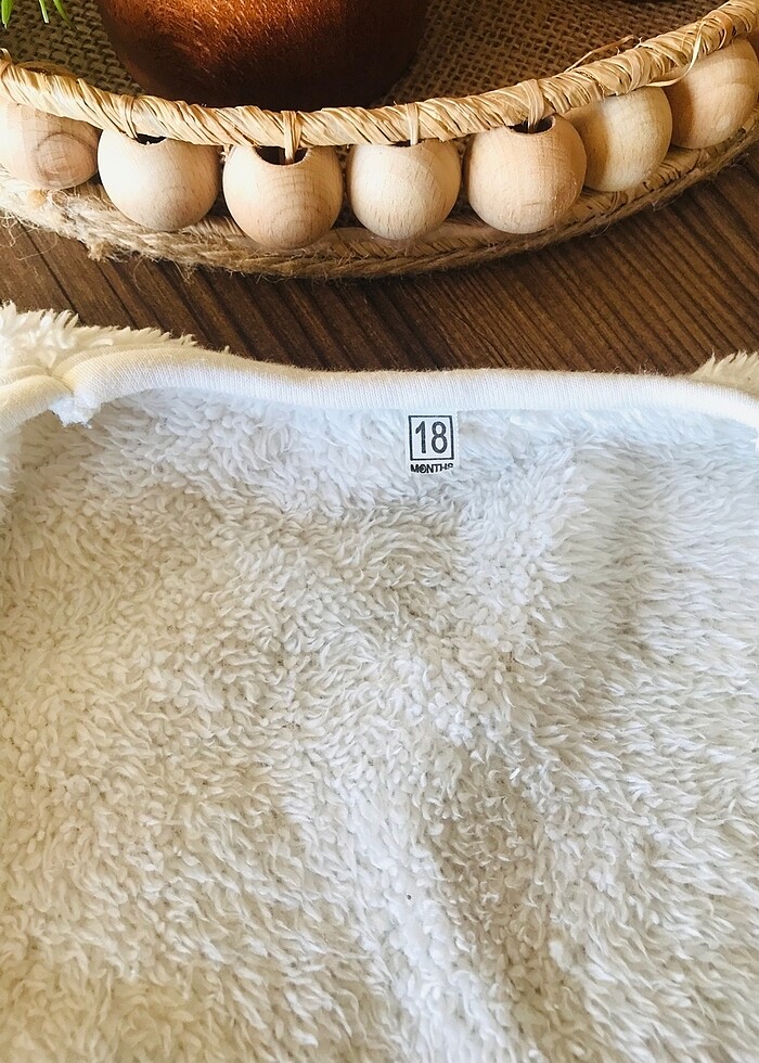 Peluş hırka 6-18 ay - Görsel 3