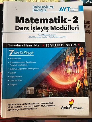 Aydın yayınları Ayt matematik modülleri