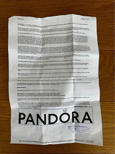 Beden beyaz Renk Pandora Kolye