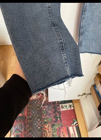 28 Beden mavi Renk Kadın jeans pantolon 
