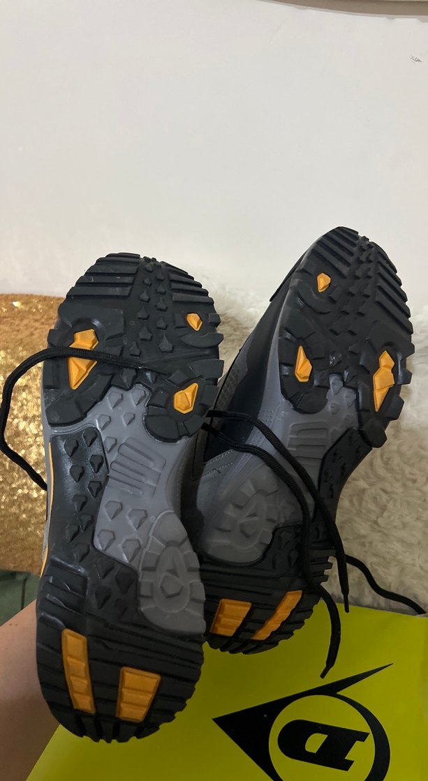 Gri Dunlop Erkek Outdoor Botları Velcro - Görsel 4