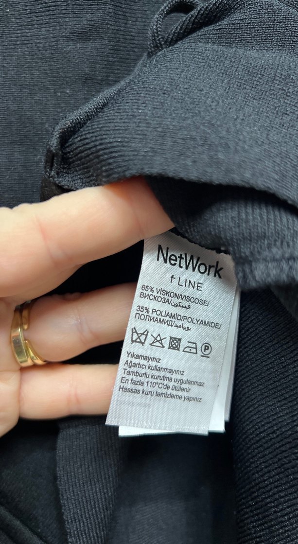 Zincir Detaylı Siyah Kadın etek - Görsel 4