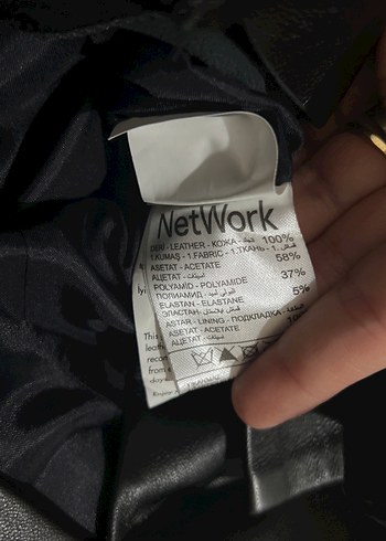 Deri Siyah Midi Kadın Elbise - Görsel 4