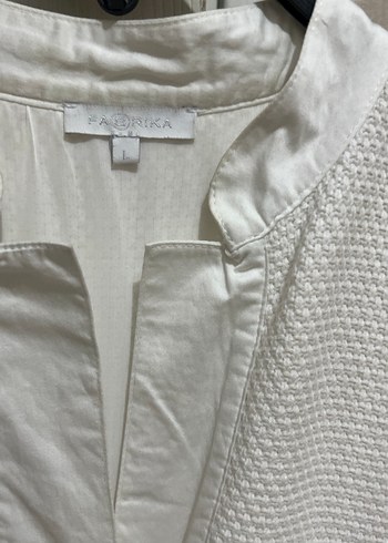 Kadın V Yaka Kolsuz Beyaz Triko elbise - Görsel 2