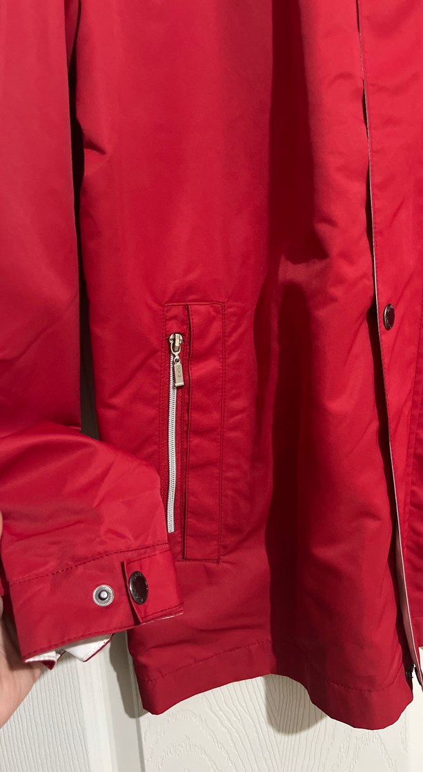 Kırmızı Düğmeli Erkek Midi Ceket - Görsel 2