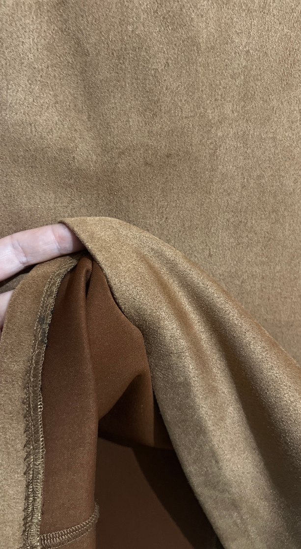 Yılan Desenli Süet Kadın elbise - Görsel 2