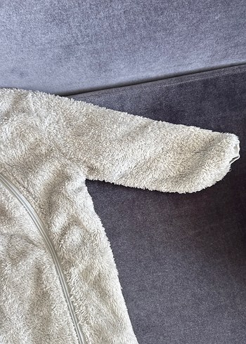 Gri Kürklü Erkek Bebek Tulumu - Görsel 6