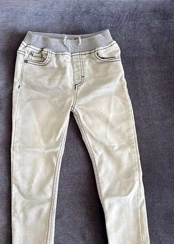 Gri Erkek Çocuk Dar Kesim Kot Pantolon - Görsel 3