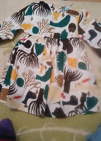 Çiçek Desenli Kız Çocuk Bohem Yelek - Görsel 2