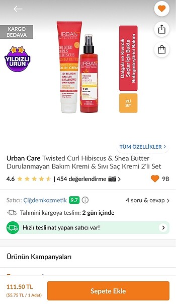  Beden Urban care hibiscus