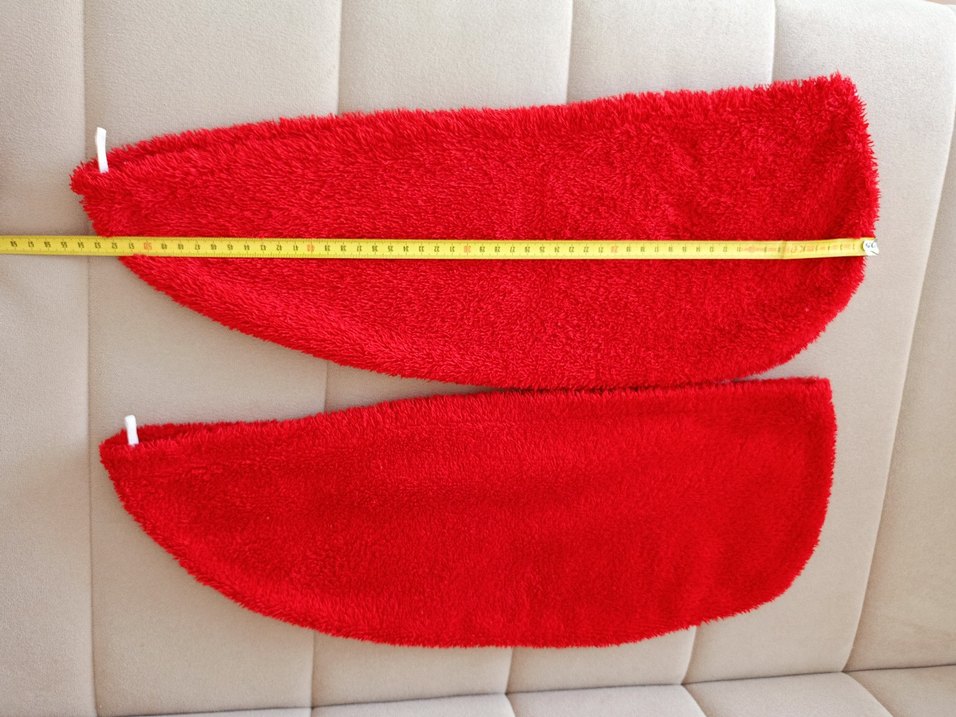 Kırmızı saç havlusu - Görsel 3