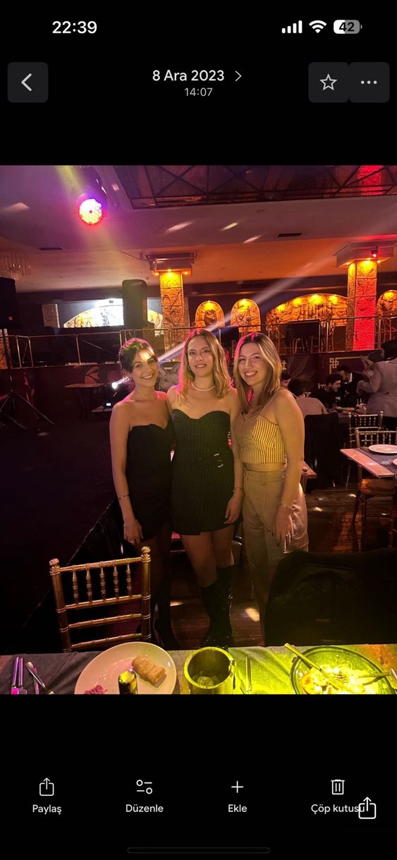 Lacivert Çizgili Straplez Mini Elbise - Görsel 4