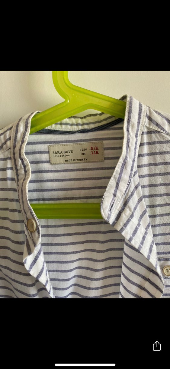 Zara gömlek 5-6 yaş - Görsel 2