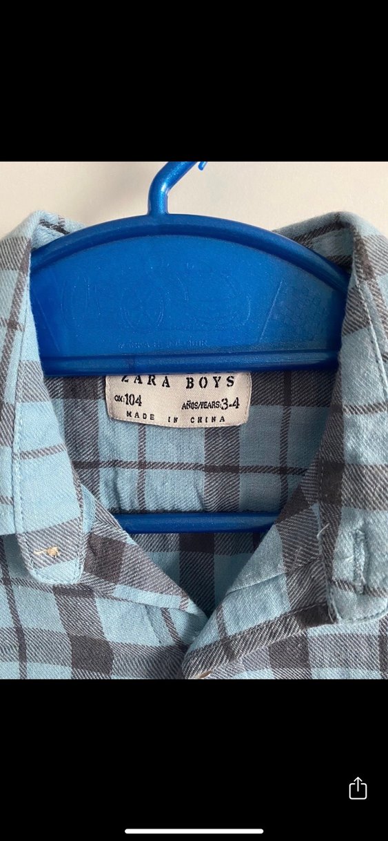 Zara  Gömlek Uzun Kollu Gömlek 3-4 yaş - Görsel 3