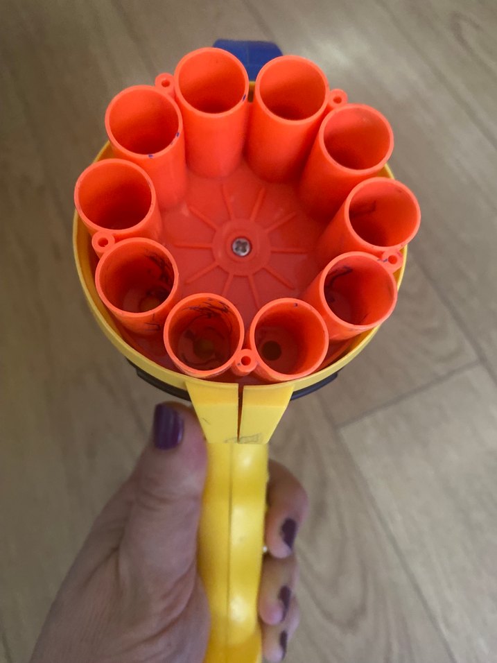 Renkli Sarı Oyuncak Tabanca - Görsel 4