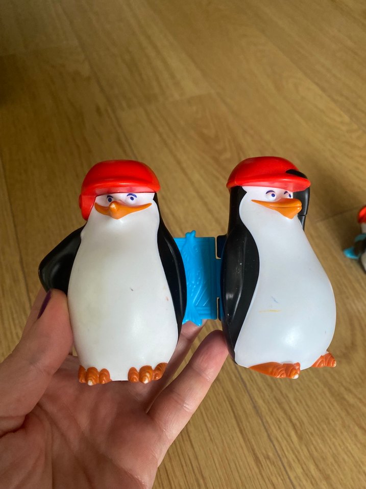 Renkli Penguen Aksiyon Figürleri Seti - Görsel 4