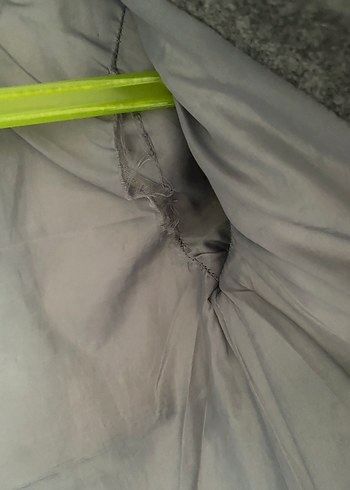 Gri Yün Düğmeli Kız Kabanı - Görsel 7