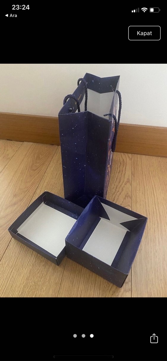 Beymen Club Mavi Hediye Kutusu ve Çantası - Görsel 3