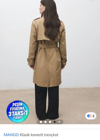 Mango Trençkot - Görsel 3