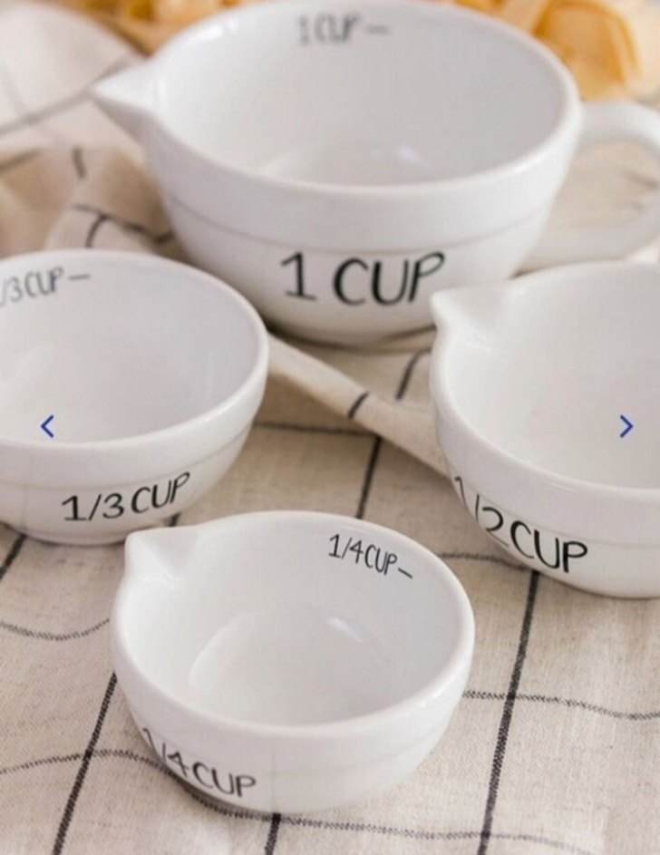 Beyaz Ölçü Kapları Seti 4 Parça - Görsel 3