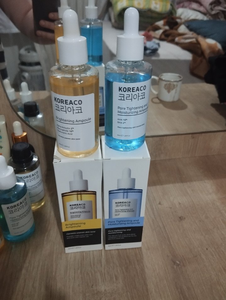 Koreaco Parlatıcı ve Gözenek Sıkılaştırıcı Serum Seti - Görsel 2