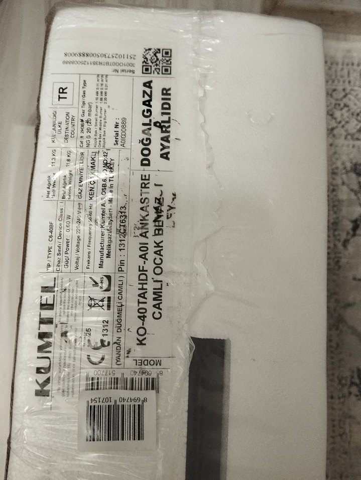 SIFIR GARANTİLİ FATURALI Dört Gözlü Beyaz Cam Ocak - Görsel 4