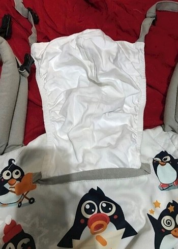 Gri Penguen Desenli Bebek Taşıyıcı Solomon baby kanguru - Görsel 5