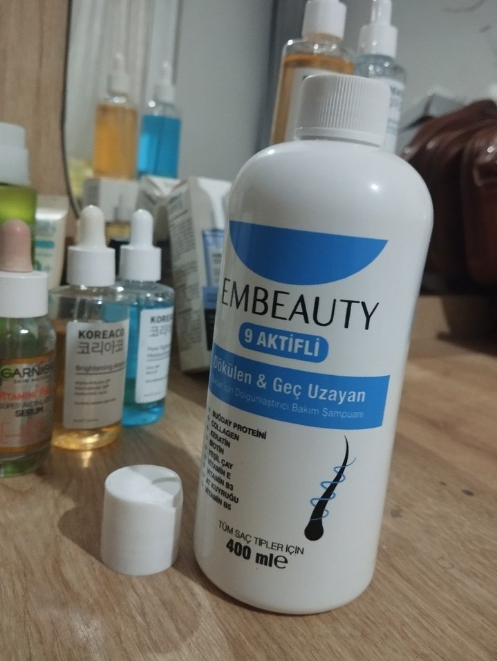 EMBEAUTY 9 Aktifli Saç Bakım Şampuanı 400 ml - Görsel 2