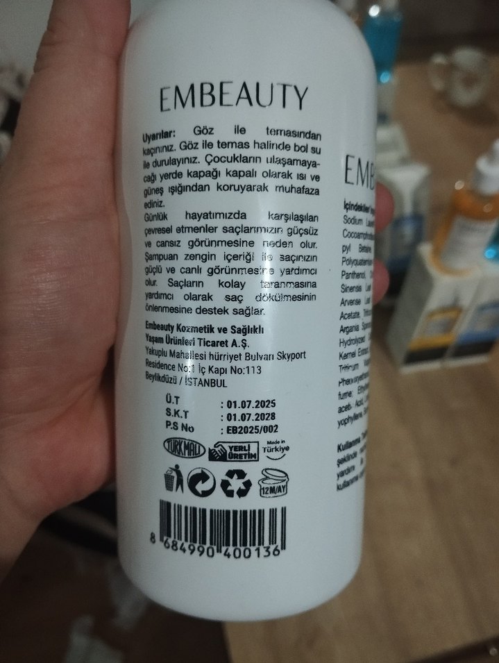 EMBEAUTY 9 Aktifli Saç Bakım Şampuanı 400 ml - Görsel 4