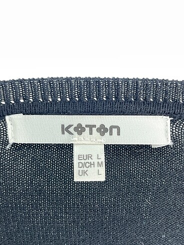 l Beden siyah Renk Koton Kazak / Triko %70 İndirimli.