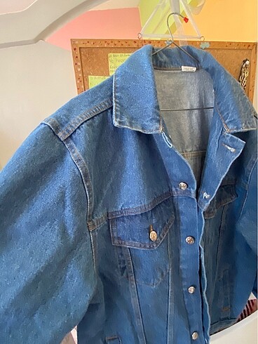 l Beden Kot ceket denim oversize