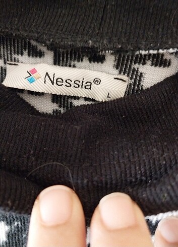 xl Beden siyah Renk Nessia L beden geniş kalıp XL uyumlu tunik