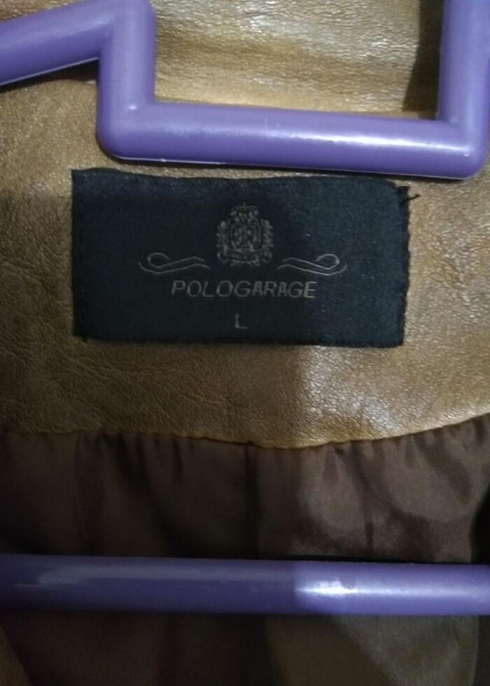 POLO GARAGE KADIN DERİ CEKET - Görsel 4