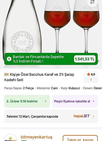 Karaf Kadeh Set  - Görsel 2