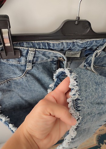 11-12 Yaş Beden mavi Renk lc Waikiki yumuşacık, yüksek bel kot pantolon