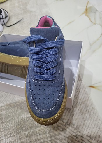 Divarese Mavi Denim Kadın Spor Ayakkabı