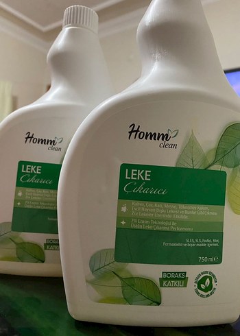 Homm Clean Leke Çıkarıcı Temizleyici 750 ml