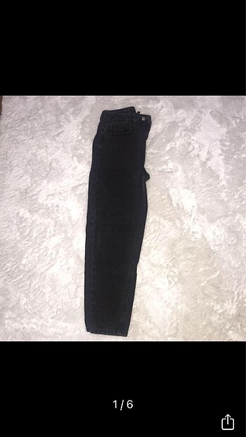Siyah boyfriend pantolon